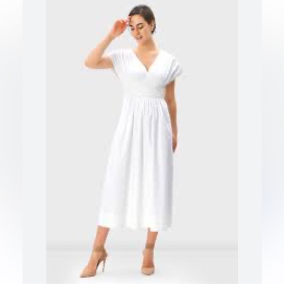 Cotton Poplin Dress - Picture 3 of 12
